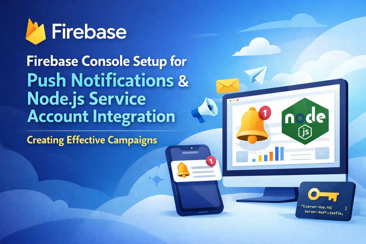 How to Send Push Notifications from Node.js with Firebase — Part 1: Firebase Console Setup