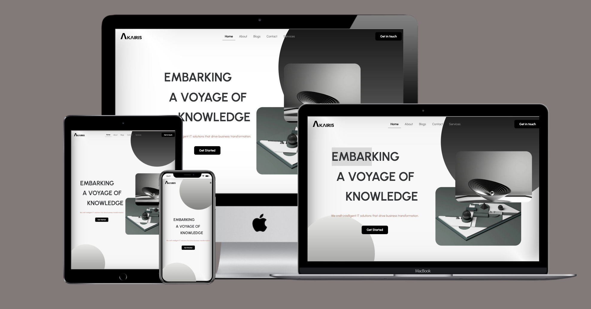 Akairis Web App (Landing)